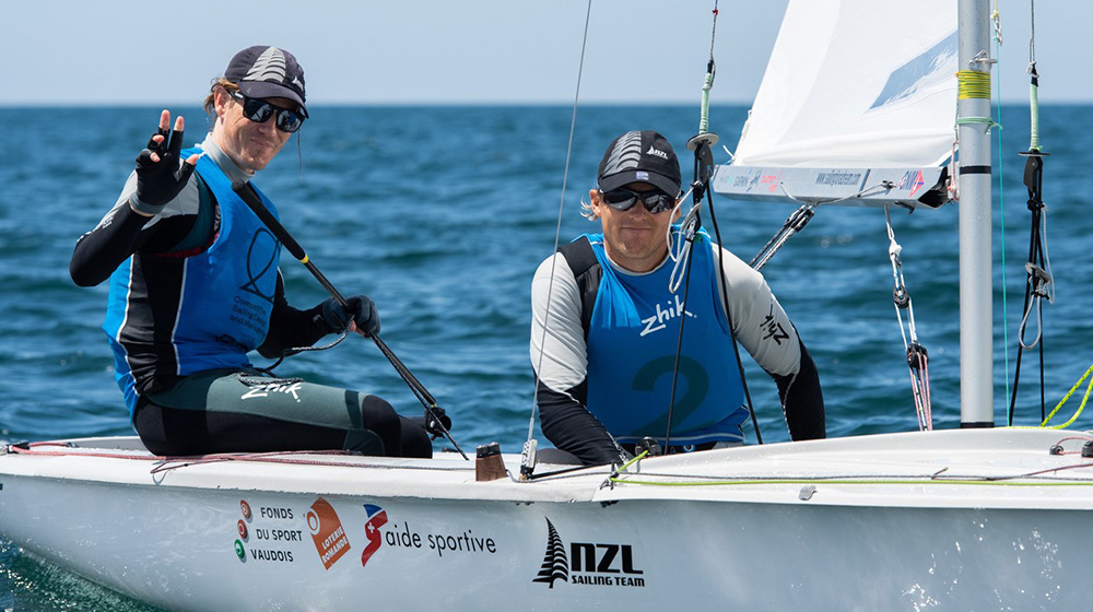 Challenging day at the 470 European Championship